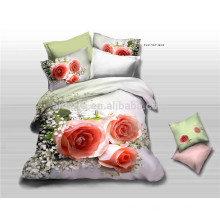 2015 New Hot Selling Products Ensemble de literie 100% coton 3D Roses de luxe China Factory